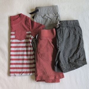 mixed brands 4 piece cotton summer matching set 24 months baby toddler boys